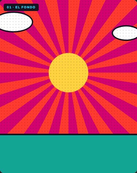Paso uno: la escena gráfica vacía, diseñada para el evento