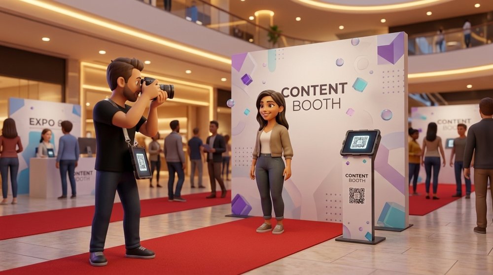 Photo QR en un evento familiar